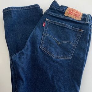 Levi's Men's 514 Dark Blue Straight Jeans 36x30 great condition